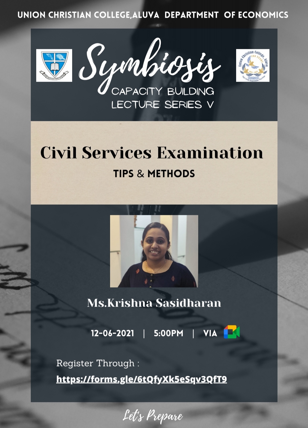 SYMBIOSIS : CAPACITY BUILDING LECTURE SERIES V