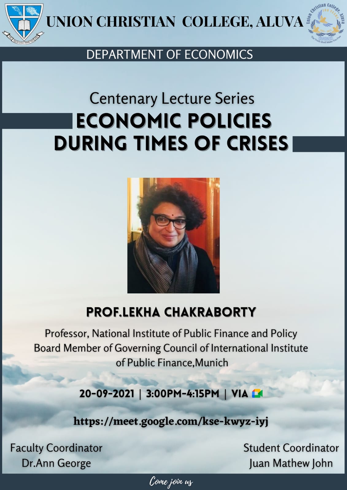 Centenery Lecture I