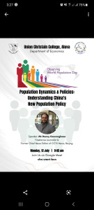 Observing World Population Day