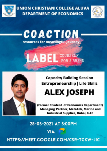 LABEL YOURSELF FOR A BRAND ; CAPACITY BUILDING SESSION ON ENTREPRENEURSHIP
