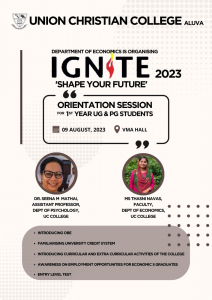 IGNITE 2023 : ORIENTATION TO FRESHERS
