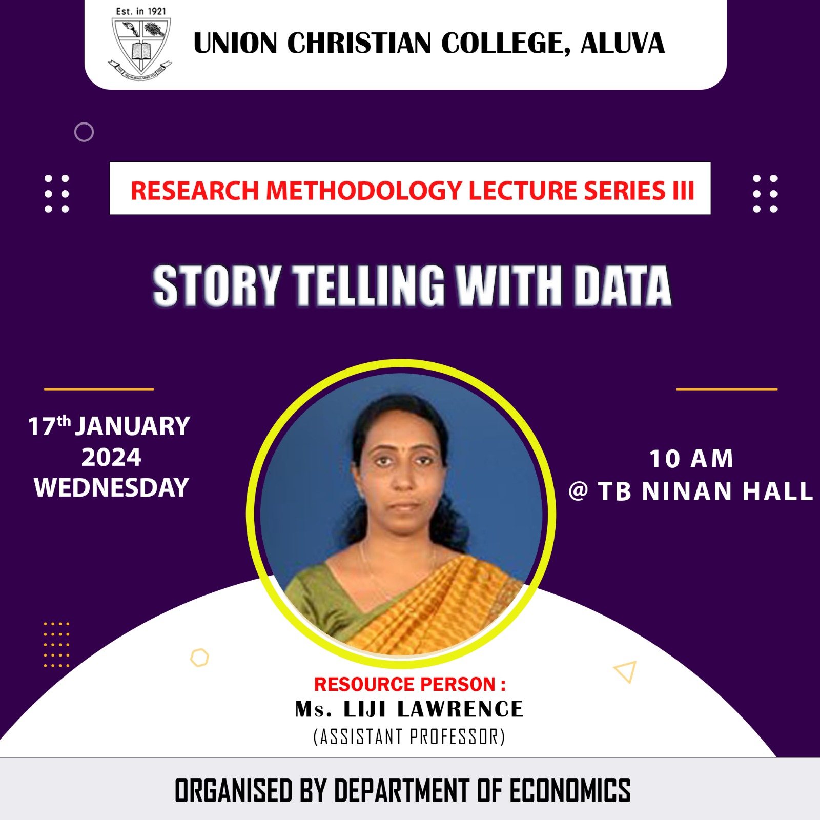RESEARCH METHODOLOGY LECTURE SERIES : III